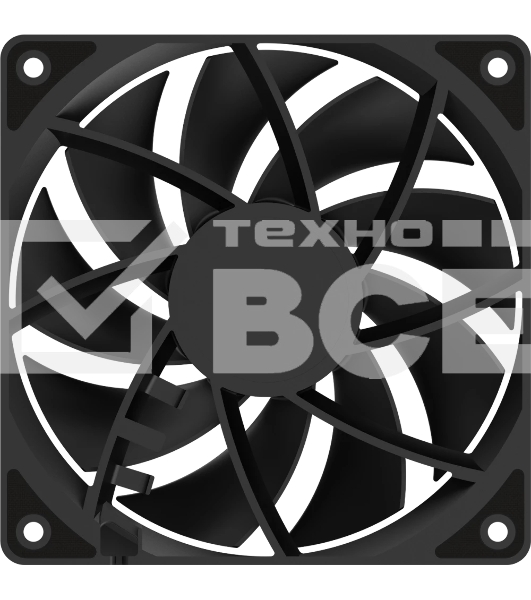 Вентилятор для корпуса Ocypus Gamma F12 BK черный 120мм 1300rpm 24.5db 3-pin
