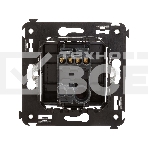 Кнопка одноклавишная DKC Avanti 4412153 в стену, черный матовый, фото4