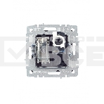 Розетка двойная TV+RJ45 IEK BRITE РТВ/РК12-БрС кат.5E сталь, фото2