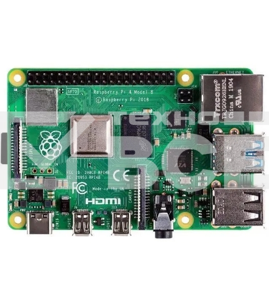 Платформа Raspberry Pi 4 Model B (RA502) Retail, 2GB RAM, Broadcom BCM2711 Quad core Cortex-A72 (ARM v8) 64-bit SoC @ 1.5GHz CPU, WiFi, Bluetooth, 40-pin GPIO, 2x USB 3.0, 2x USB 2.0, 2x micro-HDMI, CSI camera port, DSI display port, Micro SD port, USB-C 