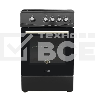 Газовая плита MIU UNO 52S черная