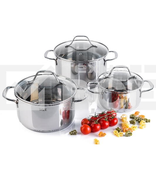 Набор посуды TalleR TR-11060 Брилон, 6 пр.Можно использовать в духовом шкафу без крышки.