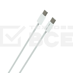 Кабель MORE CHOICE (4620202550392) K77a нейлон USB 3.0A PD 100W для Type-C Type-C 2м белый, фото2