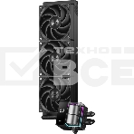 Система охлаждения PCCooler DS360 BK (310W, 360мм, LED temp., Black, ARGb Pump/Fans: 3x120мм, 86.73CFM, 28dBA, 2200RPM/Pump height 67мм, 28dBA, 3200RPM, Rad thickness 27мм/S: 1851, 1700, 1200, 20XX, 115X, AM5, AM4), фото9