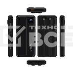 Портативный аккумулятор Maxvi PB10-10 10000 мАч, 2A USB + кабели: Type-C/Lightning, фото2