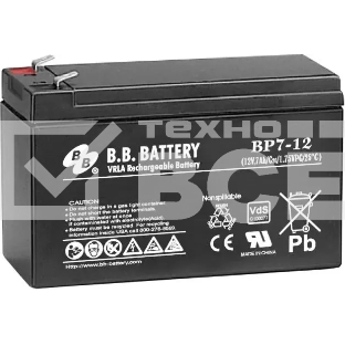 Батарея для ИБП BB BP7-12 12В 7А·ч