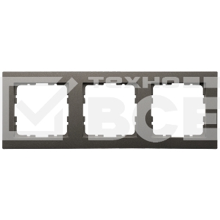 Рамка Jasmart 3-м G-Classic мокко