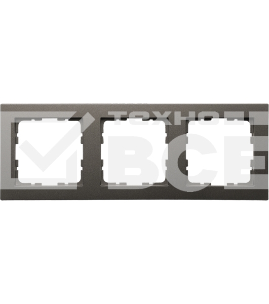 Рамка Jasmart 3-м G-Classic мокко