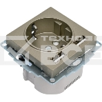 Розетка SE AtlasDesign Шампань SO + USB A+A, 5В/2,4А, 2х5В/1,2А, механизм, фото2