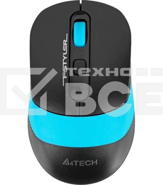 Комплект клавиатура+мышь A4Tech FStyler FG1010 беспроводной, USB, 2000 DPI, чёрный/синий