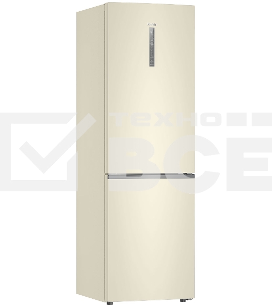 Холодильник Haier C2F636CCFDU1 бежевый двухкамерный 256/108 л морозилка снизу, No Frost