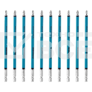 Бита PH2х150мм, сталь S2, кругл., 10шт. Gross