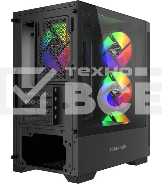 Корпус PowerCase Mistral Micro A13B, Micro-Tower, чёрный