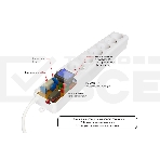 Фильтр-удлинитель  PC PRO, 3м, 6р, бел. 16А, SPL6-16-P-3M, фото7