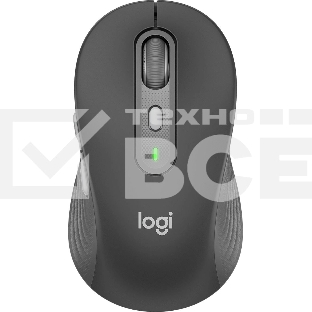 Мышь беспроводная Logitech M750 графитовый, 4000 dpi, радиоканал, Bluetooth, USB, кнопки - 5