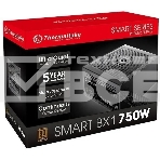 Блок питания Thermaltake Smart BX1 SE ATX 750W 80+ bronze (20+4pin) APFC 120mm fan color LED 8xSATA RTL, фото2