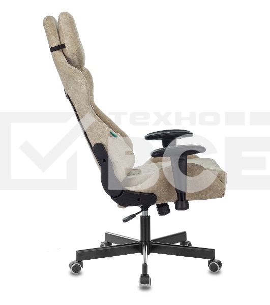 Кресло игровое Бюрократ VIKING KNIGHT LT21 FABRIC песочный крестовина металл/пластик
