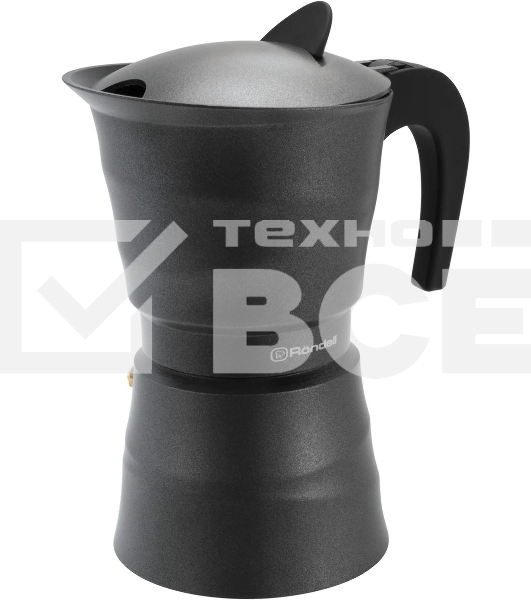 Кофеварка гейзерная Rondell RDA-1901 9 чашек, серый