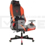 Кресло игровое Knight Neon черный/красный соты эко.кожа с подголов. крестовина металл, фото 1