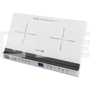 Плитка электрическая индукционного типа с двумя конфорками ENDEVER Skyline IP-69, белый, мощность 1800 Вт+1300 Вт, диаметр посуды 12-26 см, 2 шт/уп