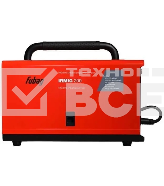 Сварочный полуавтомат Fubag IRMIG 200 инвертор MIG-MAG/ММА 10.3кВт