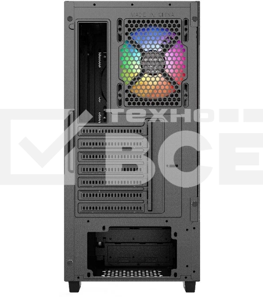 Компьютерный корпус Powercase Mistral AY4B ARGb, Tempered Glass, 4x 120мм ARGb Fans, черный, ATX (CMAYB-A4)