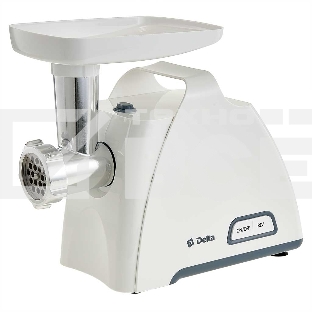 Мясорубка электрическая DELTA DL-6104M белый с серым