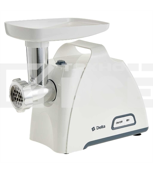 Мясорубка электрическая DELTA DL-6104M белый с серым
