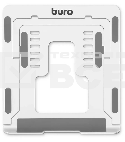 Подставка для ноутбука Buro BU-LS120 238x17x215мм 450г алюминий серебристый