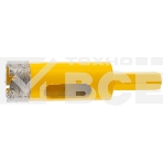 Сверло алмазное по керамограниту Denzel 20 мм, мокрое резание, 6-гранный хвостовик, фото 1