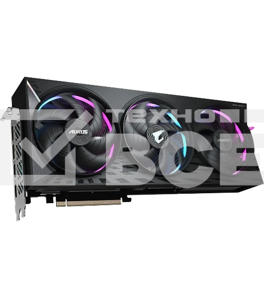 Видеокарта Gigabyte PCI-E GV-R9070XT AORUS E-16GD 1.0 AMD Radeon RX 9070XT 16Gb 256bit GDDR6 2175/20000 HDMIx2 DPx2 HDCP Ret