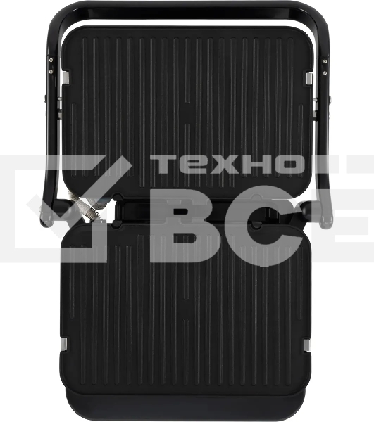 Гриль электрический Hyundai HYG-5020 2000Вт серебристый/черный