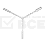 Торцевой ключ Y-образный Deli DL81012 8/10/12мм Материал Cr-V, фото 1