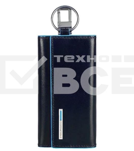 Ключница Piquadro Blue Square PC1397B2/BLU2 синий натур.кожа