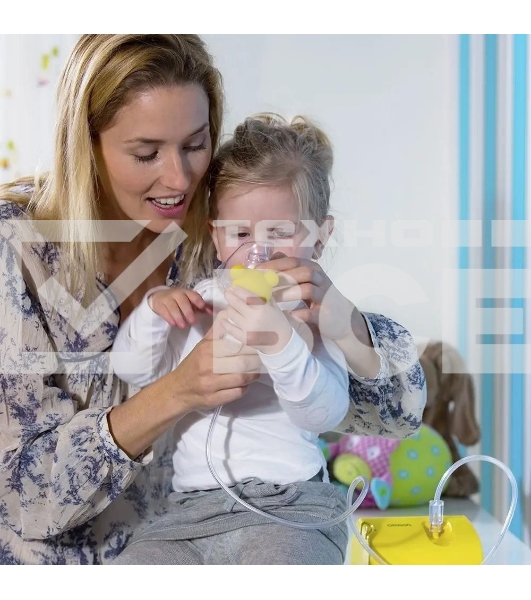 Ингалятор OMRON NE-C24 Kids компрессорный, детский, желтый