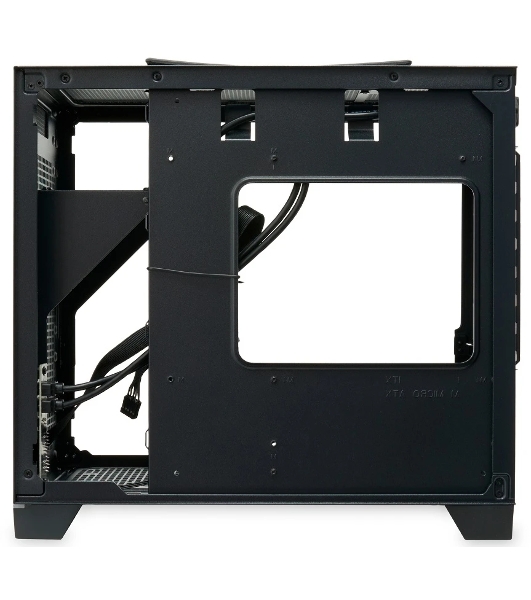Компьютерный корпус без блока питания Case HSPD M211, Mesh Mini-tower, Black, TG, 0.7 SPCC, no fans,mATX, mITX, 175/330/150мм, 2x2.5', 1x3.5', 4xPCI, 2xUSB-A 3.0, ARGb strip, 336x211x350мм