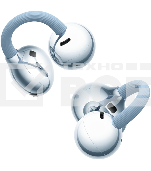 Наушники TWS Huawei FreeClip 2 синий, открытые (клипсы), Bluetooth, быстрая зарядка, до 8 ч