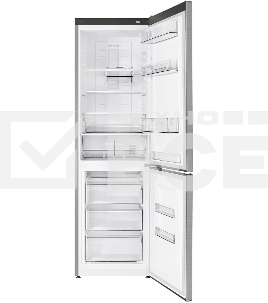 Холодильник Atlant ХМ-4624-149 NW нержавеющая сталь двухкамерный 235/94 л морозилка снизу, No Frost