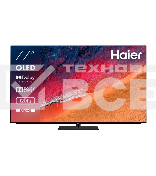 Телевизор Haier 77' DC0017M00RU S9 Pro черный OLED UHD 4K 120Hz Smart TV