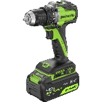 Дрель безударная Greenworks DD560 патрон:быстрозажимной реверс (3708407CUB), фото 1