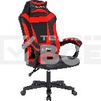 Кресло игровое Defender Master Черный/Красный, полиуретан, 50мм, фото 1