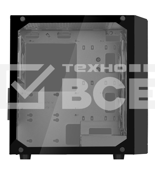 Компьютерный корпус Silverstone SST-PS15B-PRO Precision Mini Tower Micro ATX Computer Case, tempered glass, 2x 120мм ARGb, 1x ARGb Controller, black