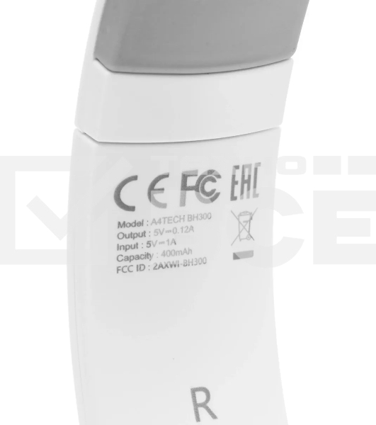 Наушники накладные A4Tech 2Drumtek BH300 белый/серый беспроводные bluetooth оголовье (BH300 GRAYISH WHITE)