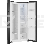 Холодильник Weissgauff WSBS 500 Inverter NoFrost Black двухкамерный 270/180л морозилка слева, No Frost, Side by Side, фото8