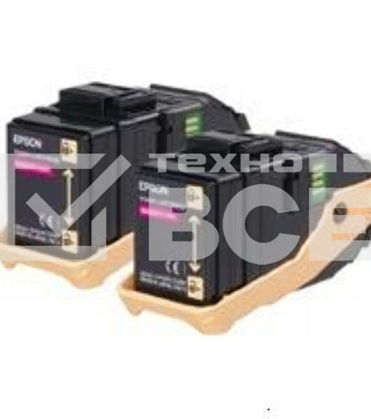 Картридж лазерный Epson C13S050607 пурпурный (13000 стр. двойная упаковка: 6500 стр x 2) для AcuLaser C9300N