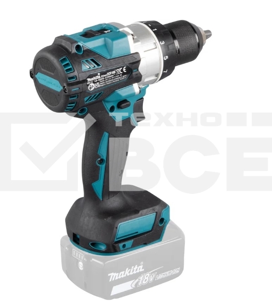 Дрель-шуруповерт аккумуляторная Makita DDF486Z, 18 В, Без АКБ, аккумуляторная