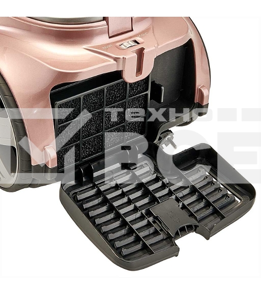 Пылесос Delta DL-0853 бежево-розовый, 400/2400 Вт, уборка сухая, пылесборник контейнер, 4 л