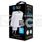 СЗУ Qumo Energy PD 65W (Charger 0075), два порта: Type-C PD + USB-A QC3.0, цвет белый, фото3