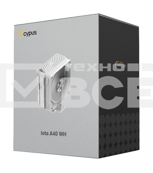 Кулер для процессора Cooler Ocypus Iota A40 WH White 220W/ All Intel/ AMD AM*/ Digital display / Screws
