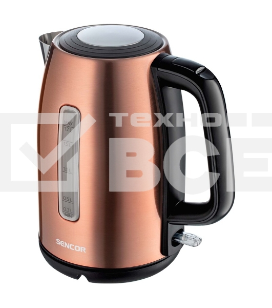 Чайник электрический Sencor SWK 7002CO 1.7 л, 2200 Вт, коричневый